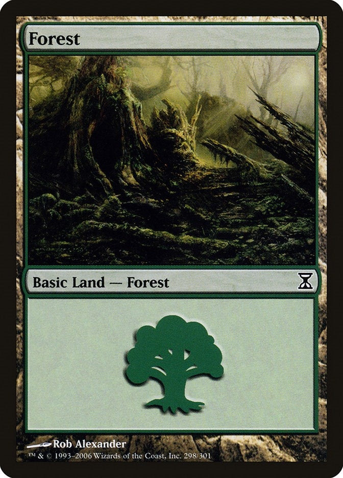 Image for Forest (298) (298) [Time Spiral] - Magic: The Gathering
