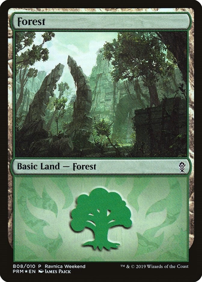 Image for Forest - Gruul (B08) (8) [Launch Party & Release Event Promos] - Magic: The Gathering