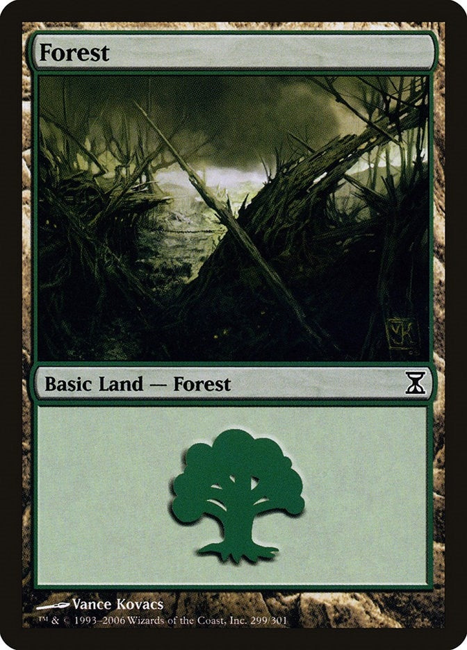 Image for Forest (299) (299) [Time Spiral] - Magic: The Gathering