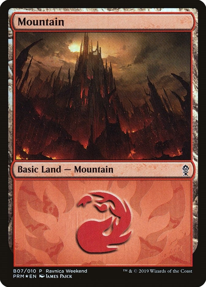 Image for Mountain - Gruul (B07) (7) [Launch Party & Release Event Promos] - Magic: The Gathering