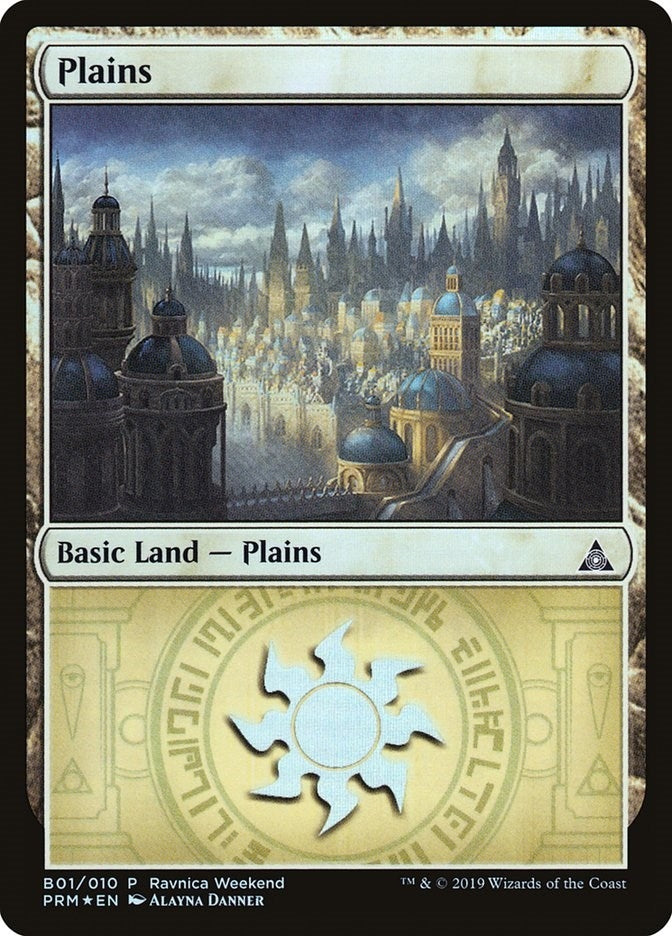 Image for Plains - Azorius (B01) (1) [Launch Party & Release Event Promos] - Magic: The Gathering