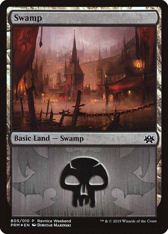 Image for Swamp - Rakdos (B05) (5) [Launch Party & Release Event Promos] - Magic: The Gathering
