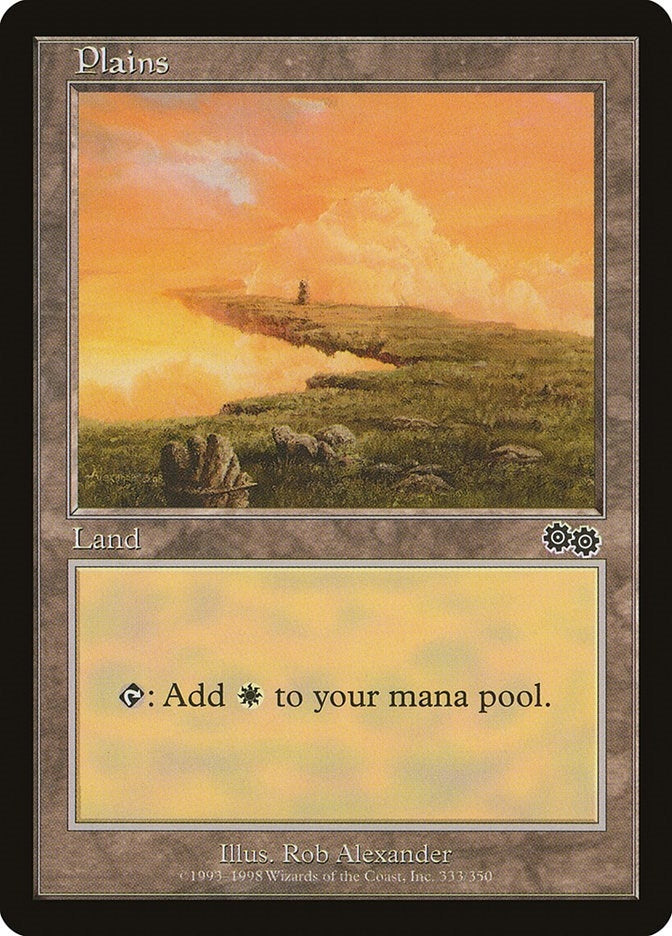 Image for Plains (333) (333) [Urza's Saga] - Magic: The Gathering
