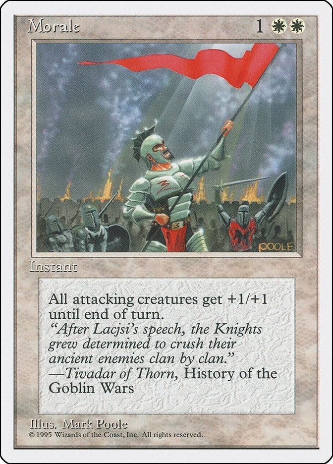 Image for Morale [Fourth Edition] - Magic: The Gathering