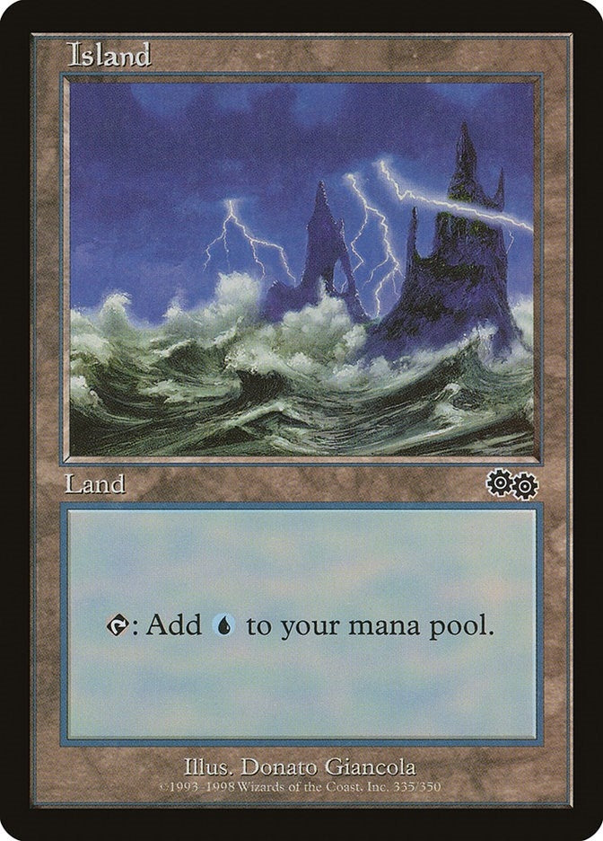 Image for Island (335) (335) [Urza's Saga] - Magic: The Gathering