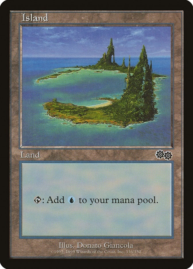 Image for Island (336) (336) [Urza's Saga] - Magic: The Gathering