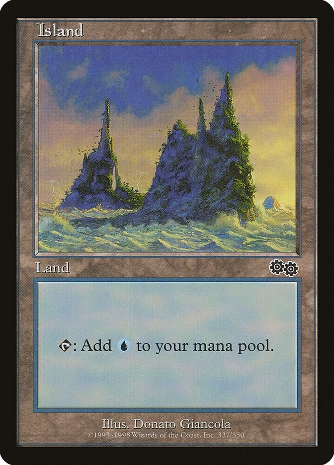 Image for Island (337) (337) [Urza's Saga] - Magic: The Gathering