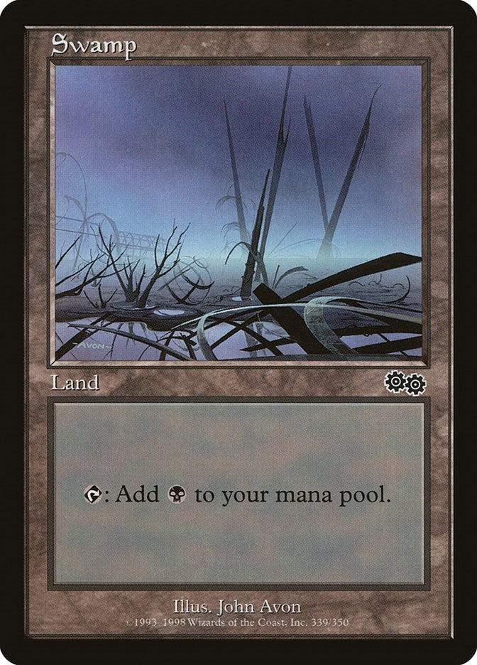 Image for Swamp (339) (339) [Urza's Saga] - Magic: The Gathering