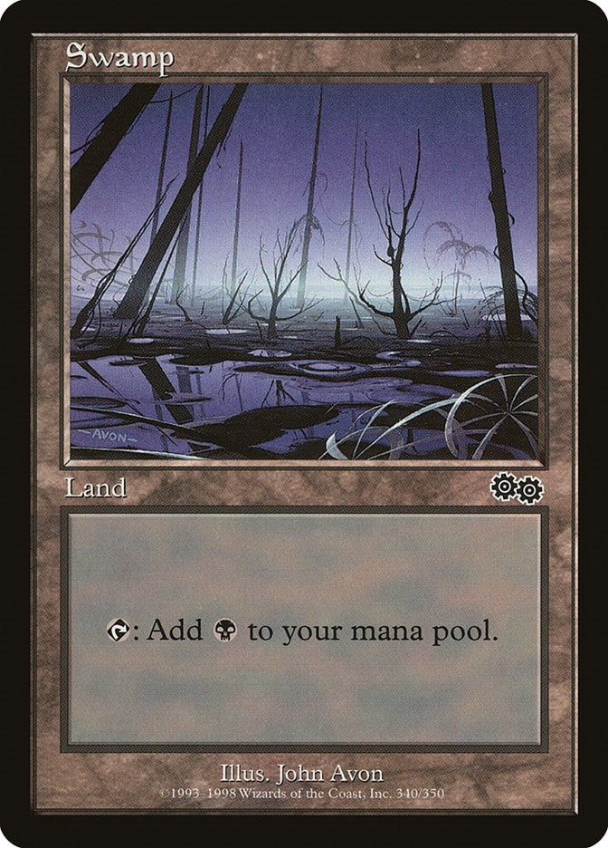 Image for Swamp (340) (340) [Urza's Saga] - Magic: The Gathering