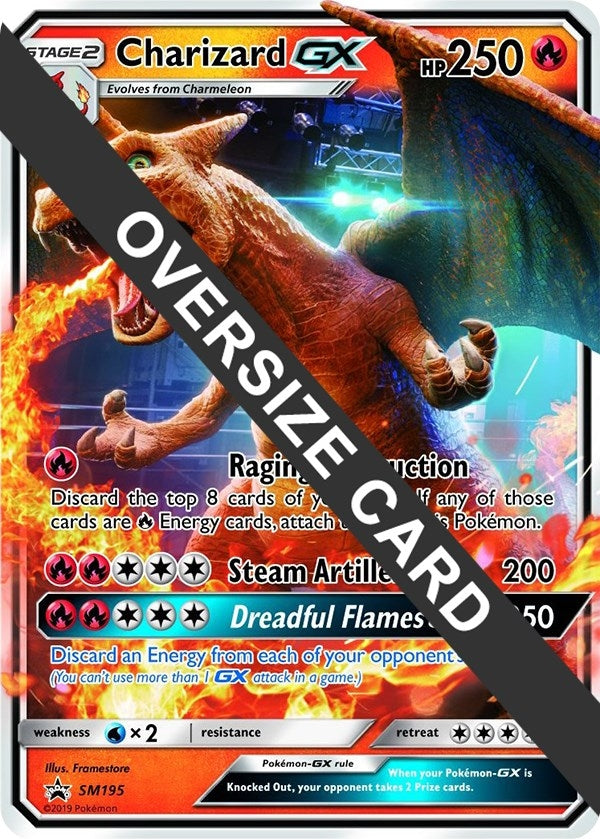 Charizard GX - SM195 (SM Black Star Promo) (SM195) [Jumbo Cards]
