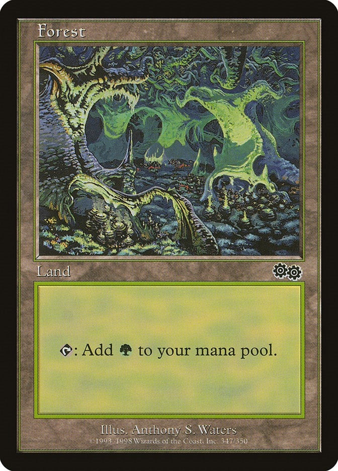 Image for Forest (347) (347) [Urza's Saga] - Magic: The Gathering