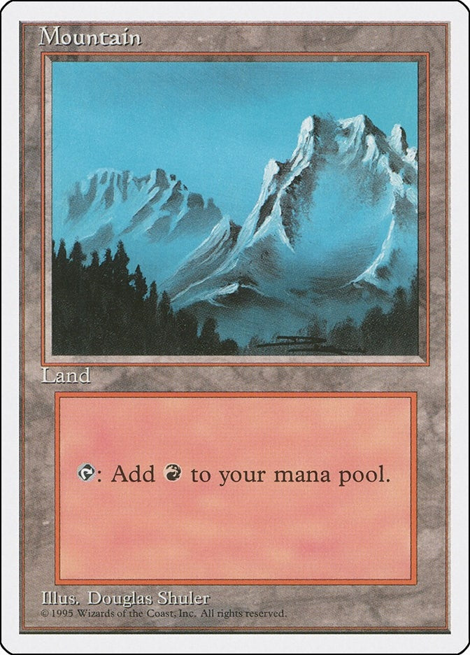 Image for Mountain (B) (184) [Fourth Edition] - Magic: The Gathering