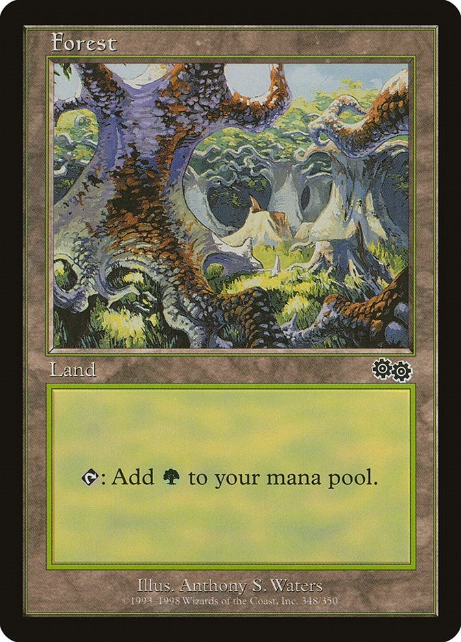 Image for Forest (348) (348) [Urza's Saga] - Magic: The Gathering