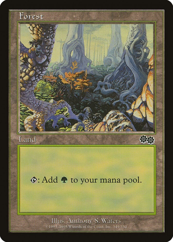 Image for Forest (349) (349) [Urza's Saga] - Magic: The Gathering