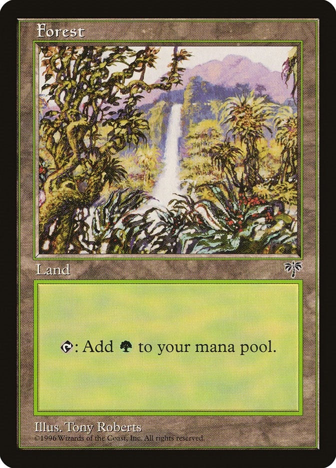 Image for Forest (Waterfall) [Mirage] - Magic: The Gathering