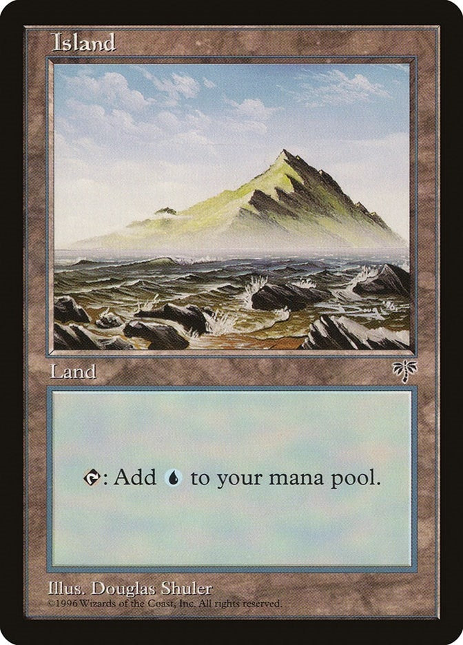 Image for Island (Rocky Water) [Mirage] - Magic: The Gathering