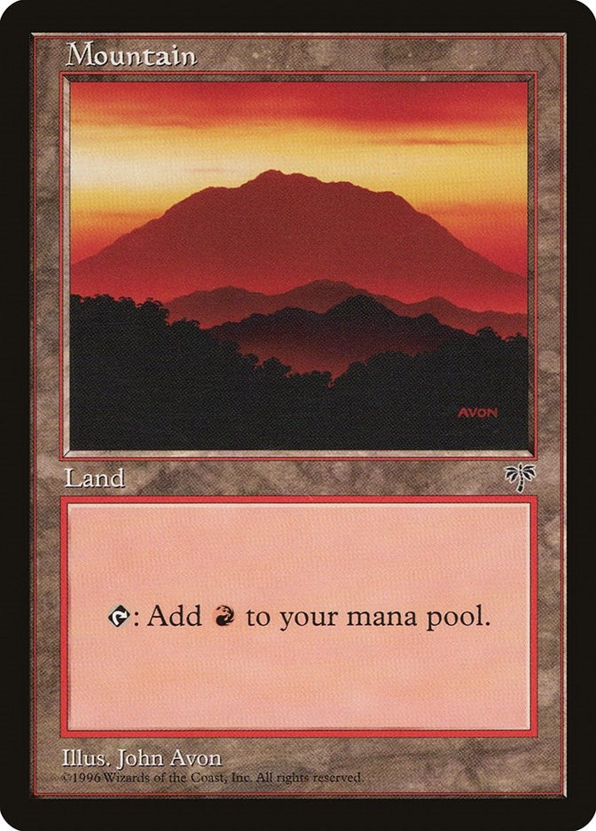 Image for Mountain (Red) [Mirage] - Magic: The Gathering