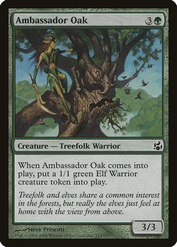 Ambassador Oak (Morningtide) (113) [Oversize Cards]