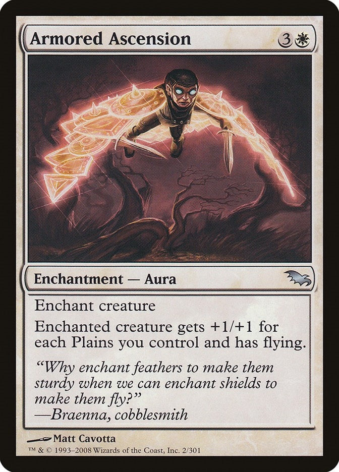 Image for Armored Ascension (2) [Shadowmoor] - Magic: The Gathering