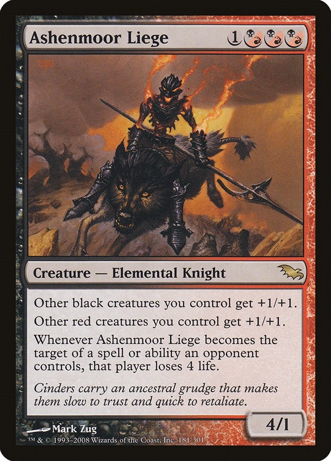 Image for Ashenmoor Liege (181) [Shadowmoor] - Magic: The Gathering