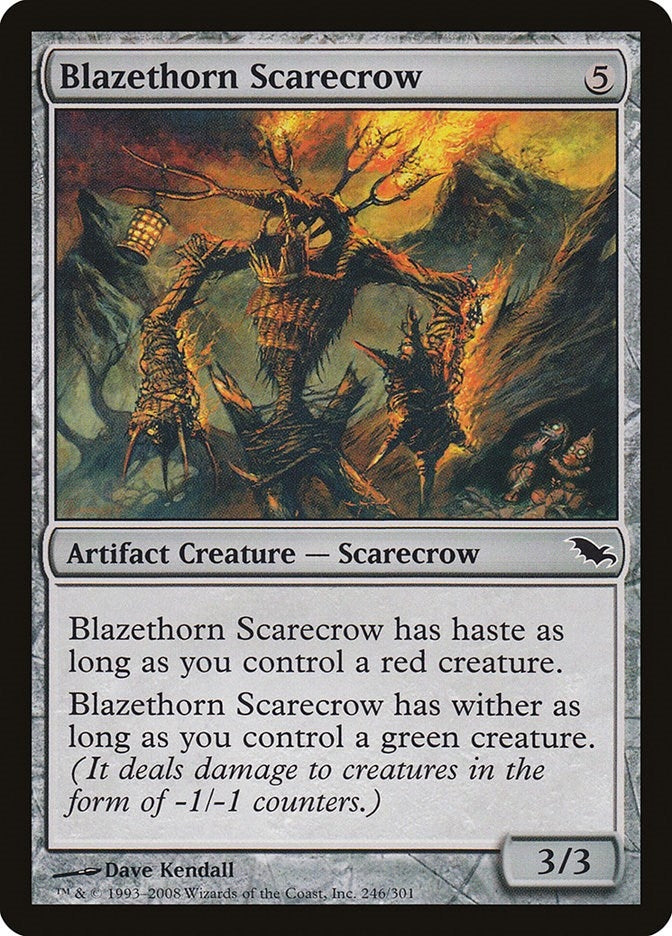 Image for Blazethorn Scarecrow (246) [Shadowmoor] - Magic: The Gathering