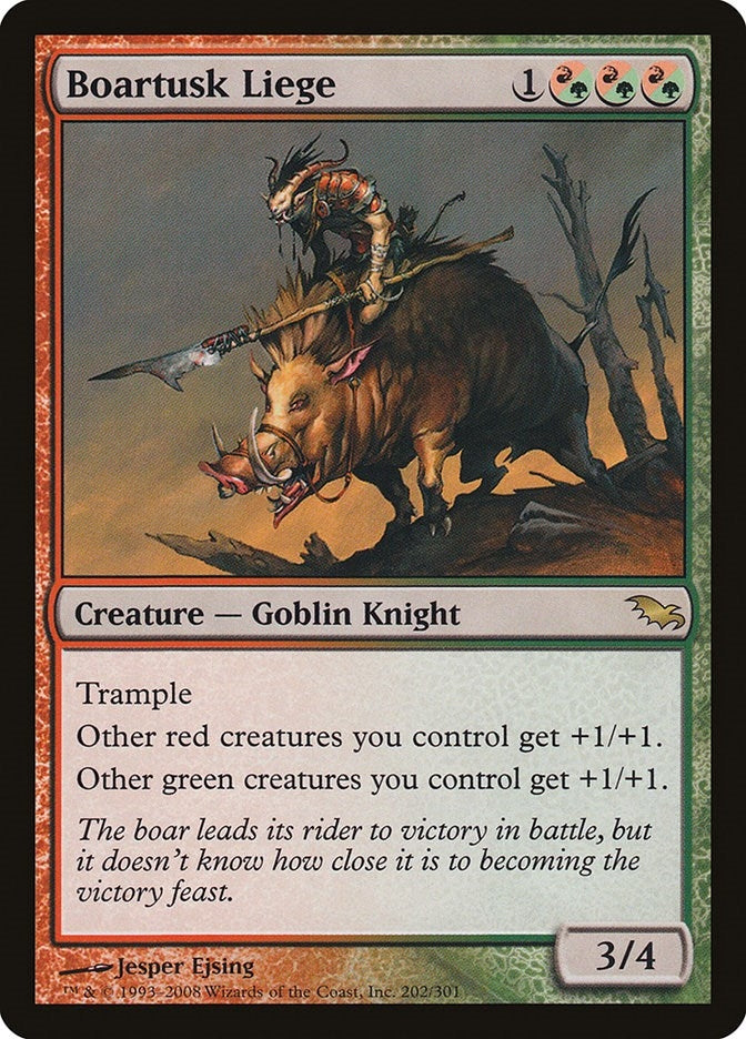 Image for Boartusk Liege (202) [Shadowmoor] - Magic: The Gathering