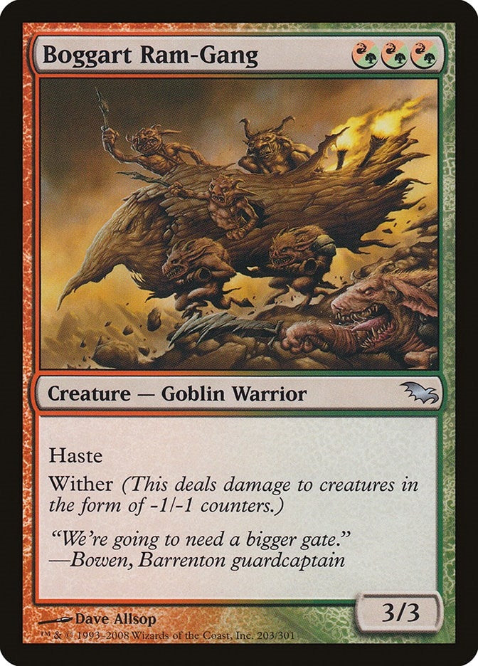 Image for Boggart Ram-Gang (203) [Shadowmoor] - Magic: The Gathering