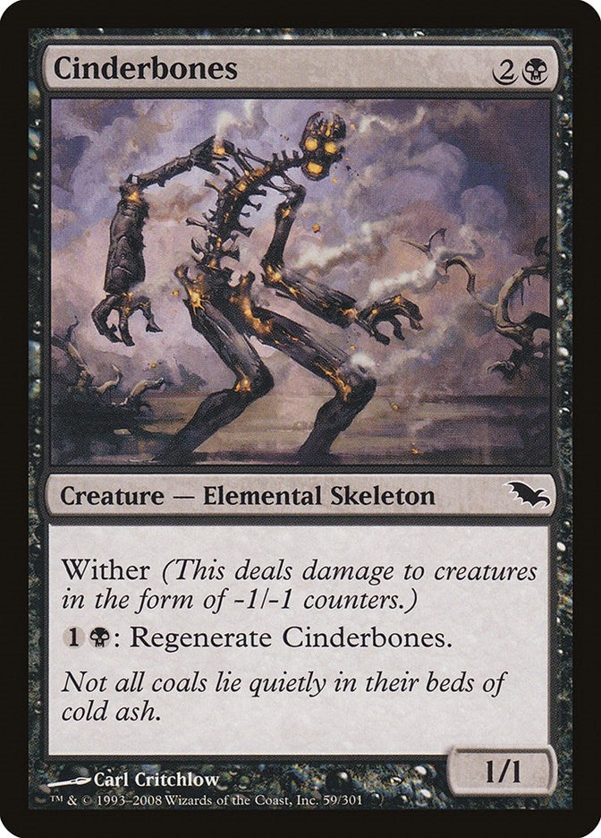 Image for Cinderbones (59) [Shadowmoor] - Magic: The Gathering