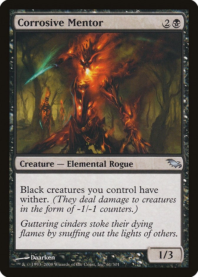 Image for Corrosive Mentor (61) [Shadowmoor] - Magic: The Gathering