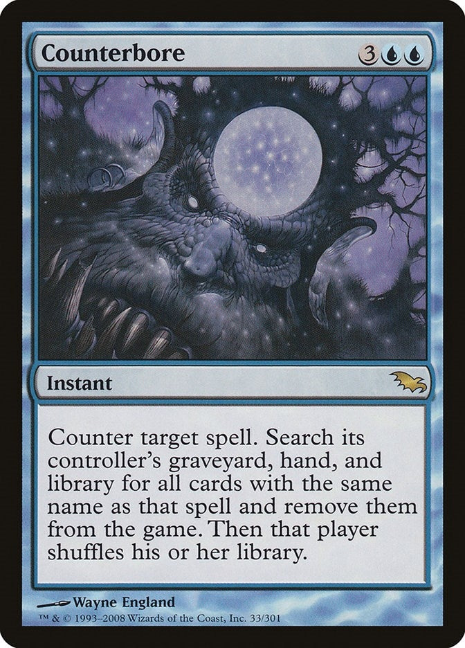 Image for Counterbore (33) [Shadowmoor] - Magic: The Gathering