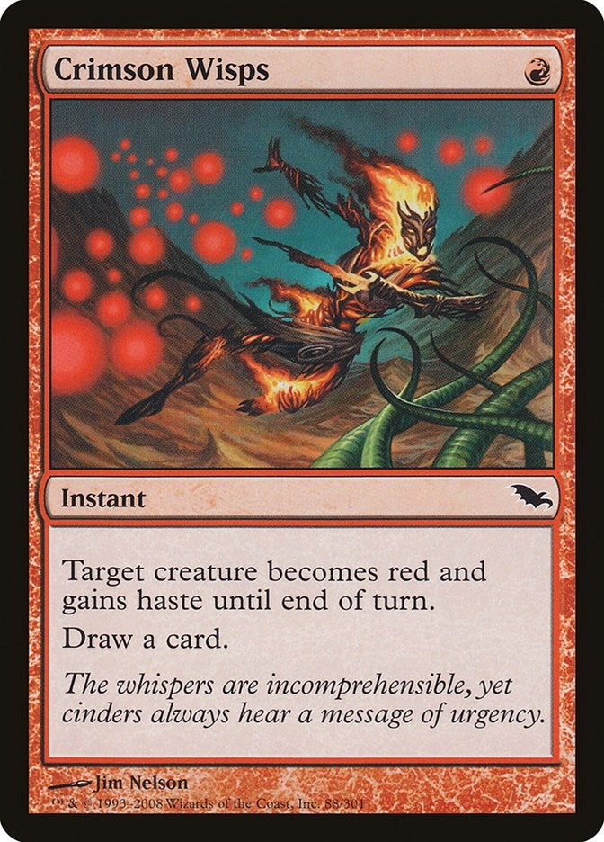 Image for Crimson Wisps (88) [Shadowmoor] - Magic: The Gathering