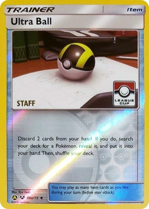 Image for Ultra Ball - 68a/73 (League Cup) [Staff] (068a/073) [League & Championship Cards] - Pokemon