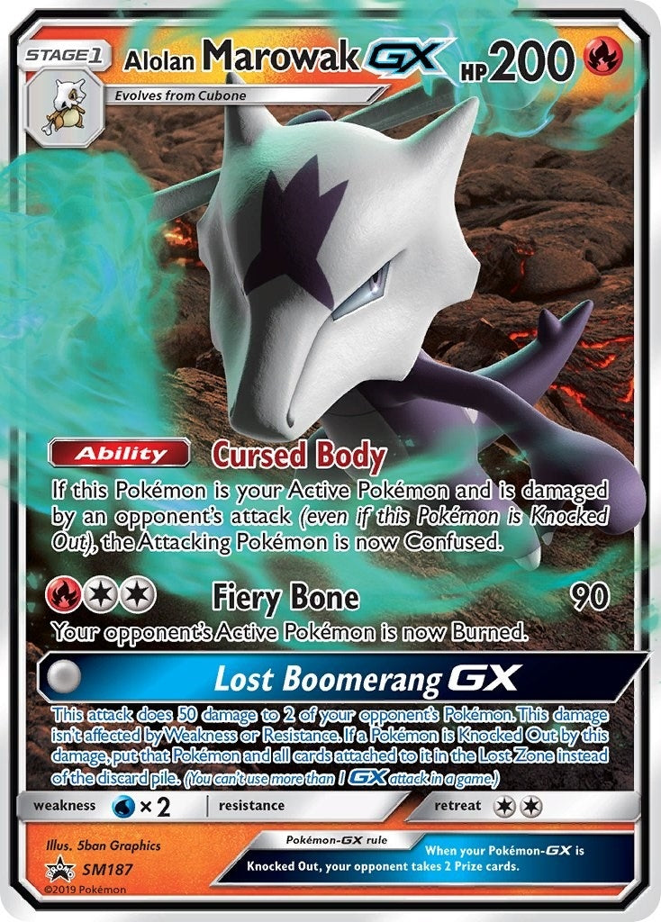 Image for Alolan Marowak GX - SM187 (SM187) [SM Promos] - Pokemon
