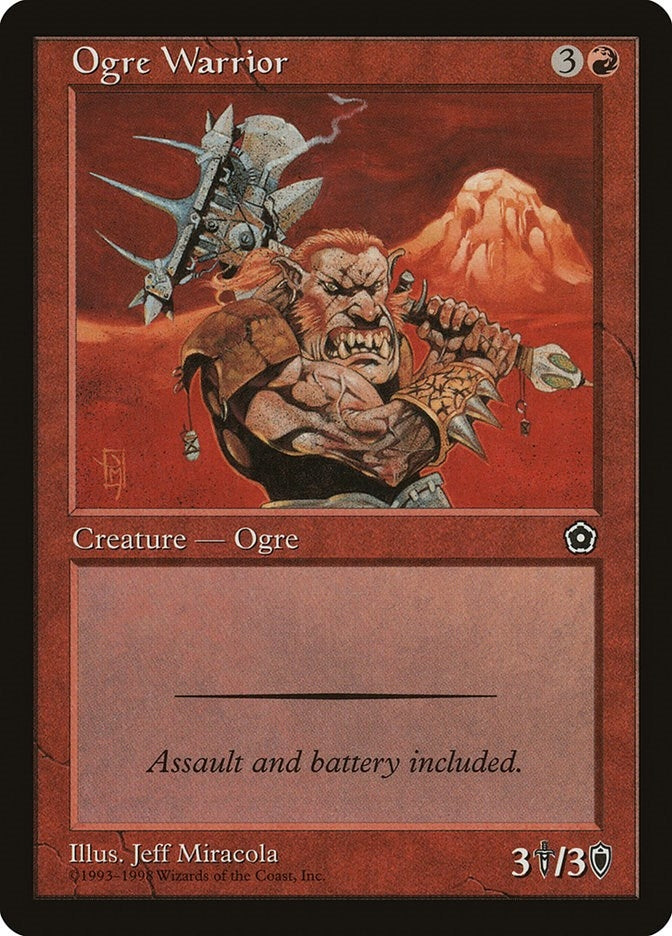 Image for Ogre Warrior [Portal Second Age] - Magic: The Gathering