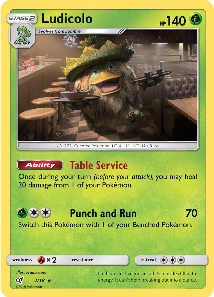 Image for Ludicolo (2/18) [Detective Pikachu] - Pokemon