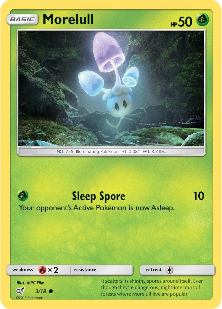 Image for Morelull (Holo Common) (3/18) [Detective Pikachu] - Pokemon