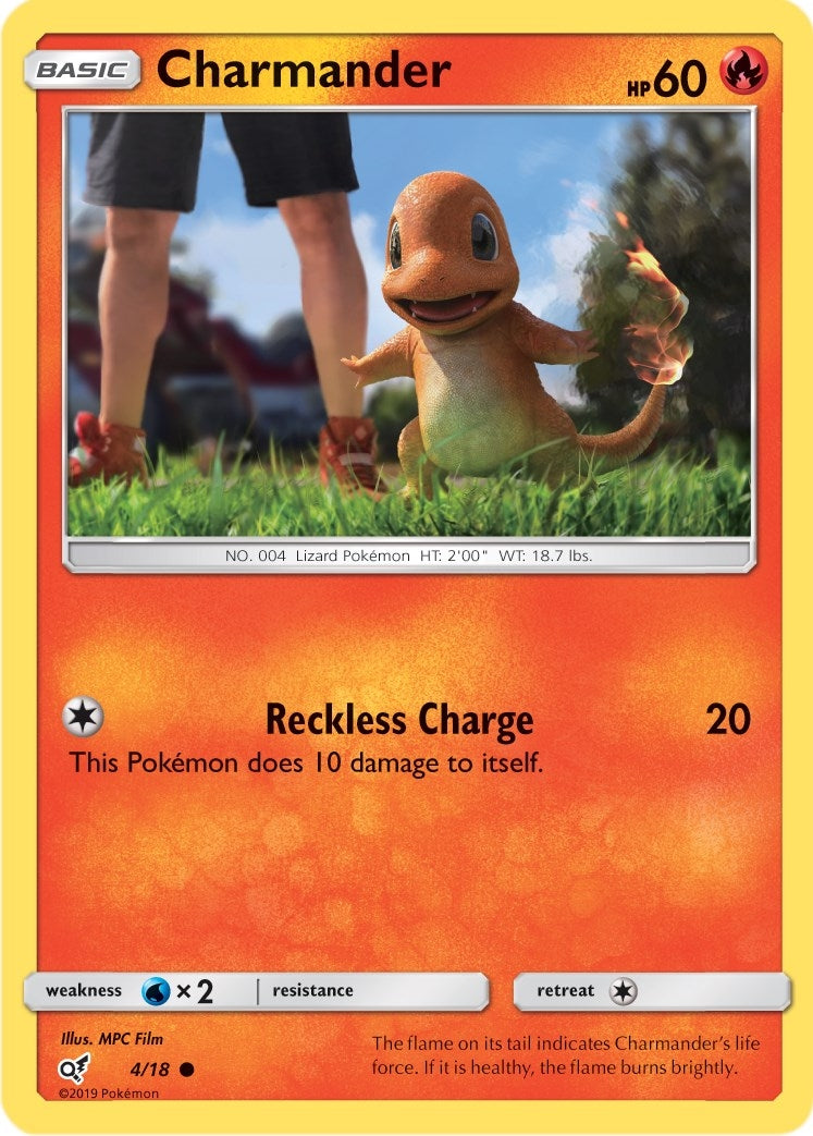 Image for Charmander (Holo Common) (4/18) [Detective Pikachu] - Pokemon