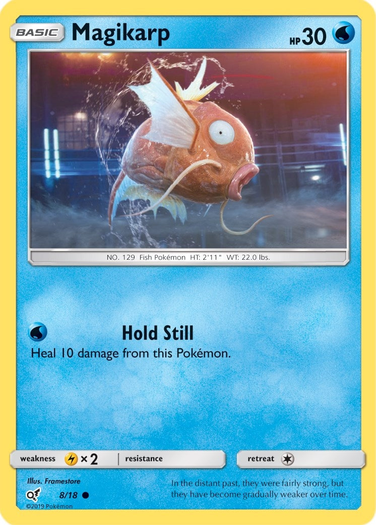 Image for Magikarp (Holo Common) (8/18) [Detective Pikachu] - Pokemon