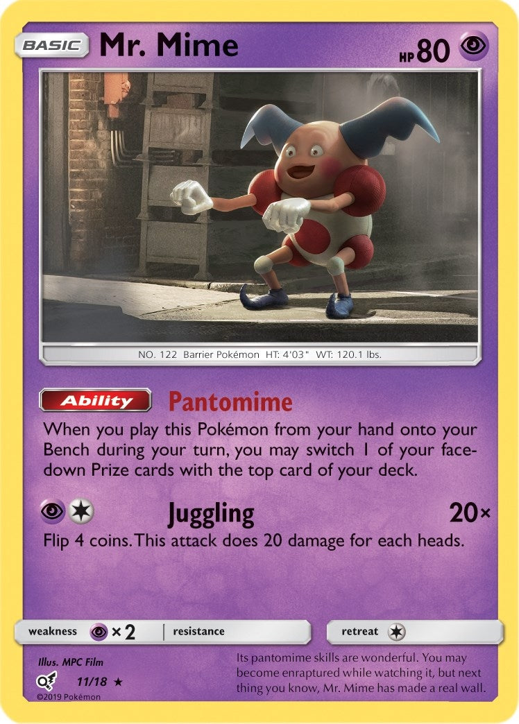 Image for Mr. Mime (11/18) [Detective Pikachu] - Pokemon