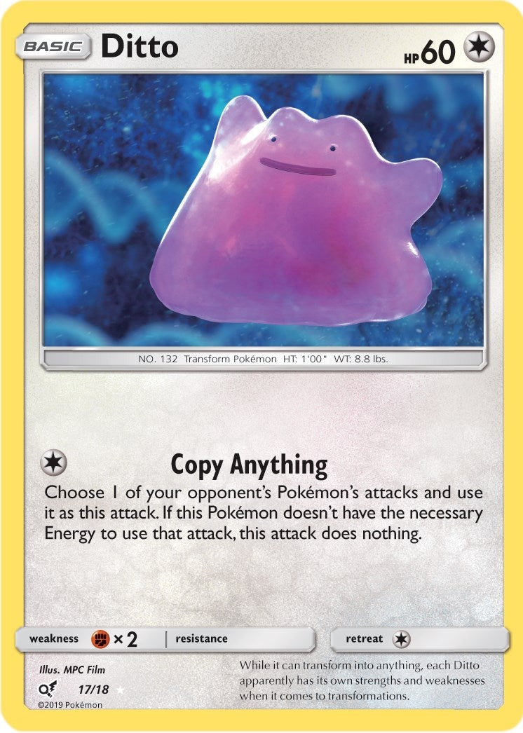 Image for Ditto (17/18) [Detective Pikachu] - Pokemon