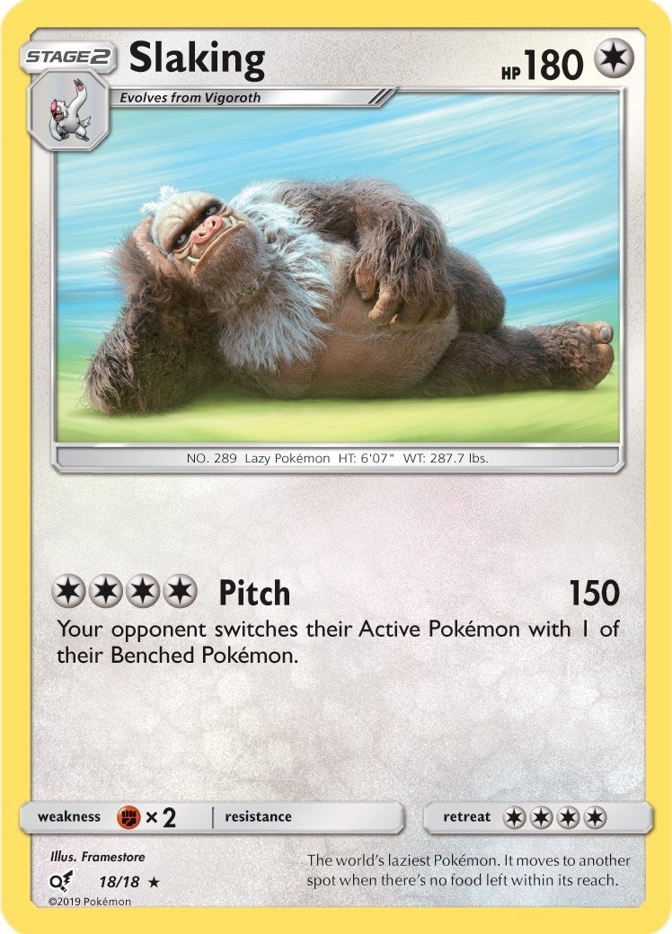 Image for Slaking (18/18) [Detective Pikachu] - Pokemon