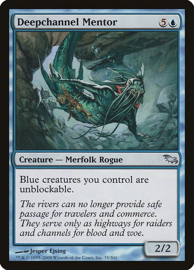 Image for Deepchannel Mentor (35) [Shadowmoor] - Magic: The Gathering