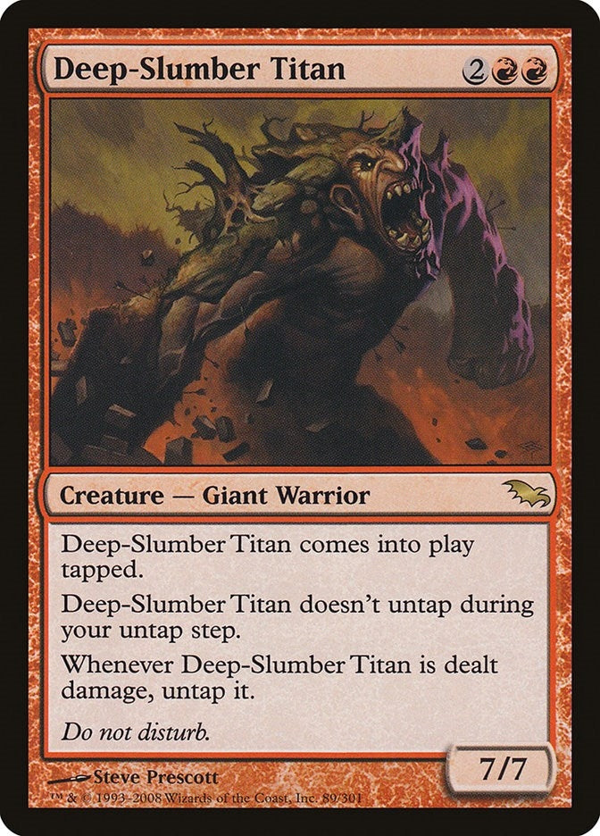 Deep-Slumber Titan (89) [Shadowmoor]
