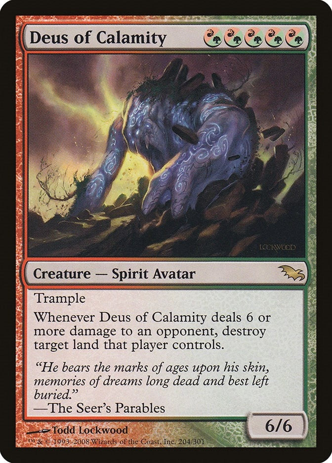 Image for Deus of Calamity (204) [Shadowmoor] - Magic: The Gathering