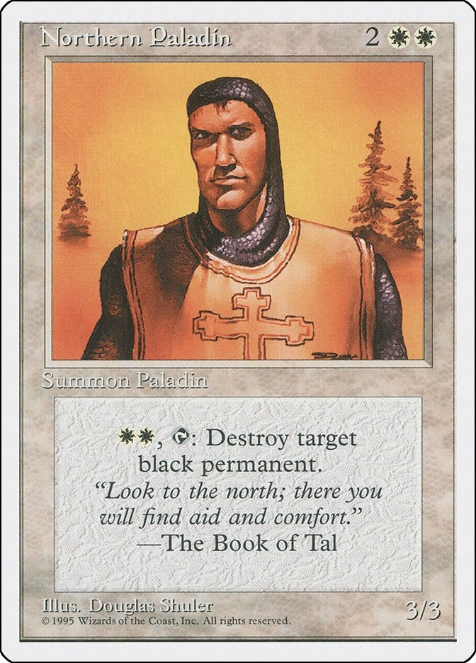 Image for Northern Paladin [Fourth Edition] - Magic: The Gathering