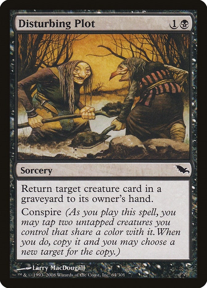 Image for Disturbing Plot (64) [Shadowmoor] - Magic: The Gathering