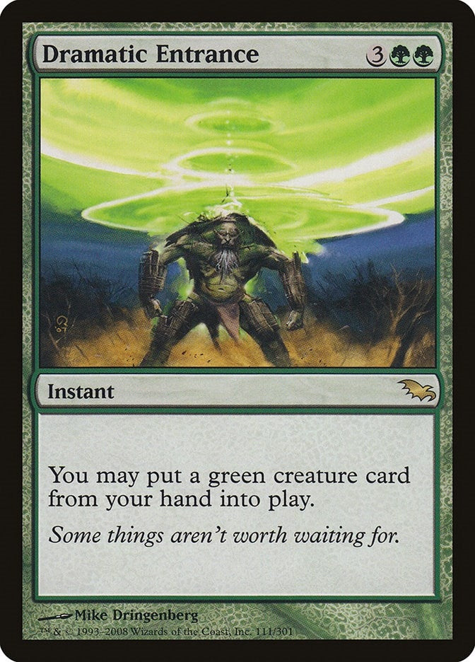 Image for Dramatic Entrance (111) [Shadowmoor] - Magic: The Gathering