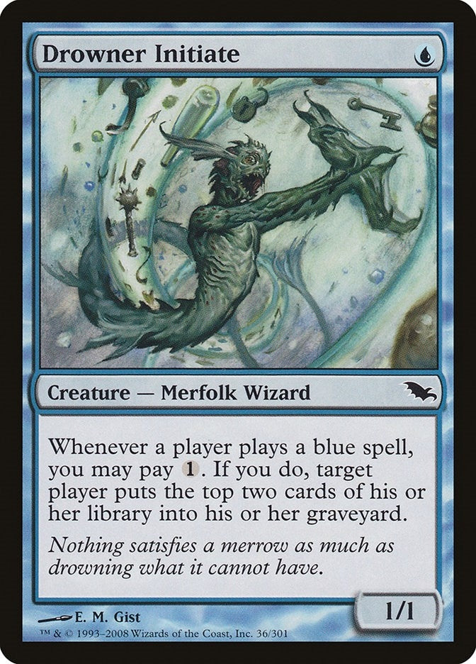 Drowner Initiate (36) [Shadowmoor]