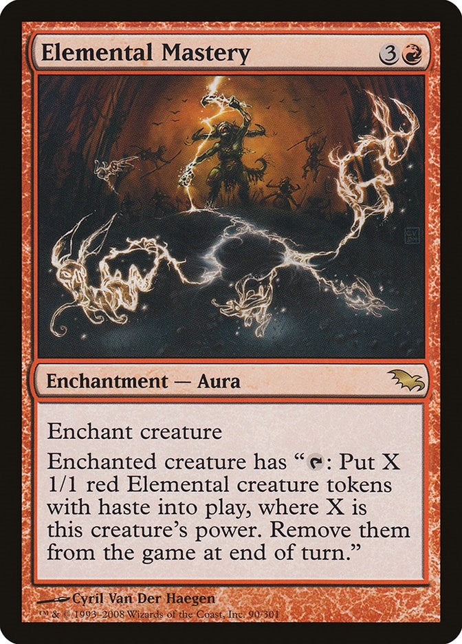 Image for Elemental Mastery (90) [Shadowmoor] - Magic: The Gathering