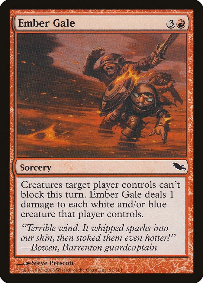 Image for Ember Gale (91) [Shadowmoor] - Magic: The Gathering